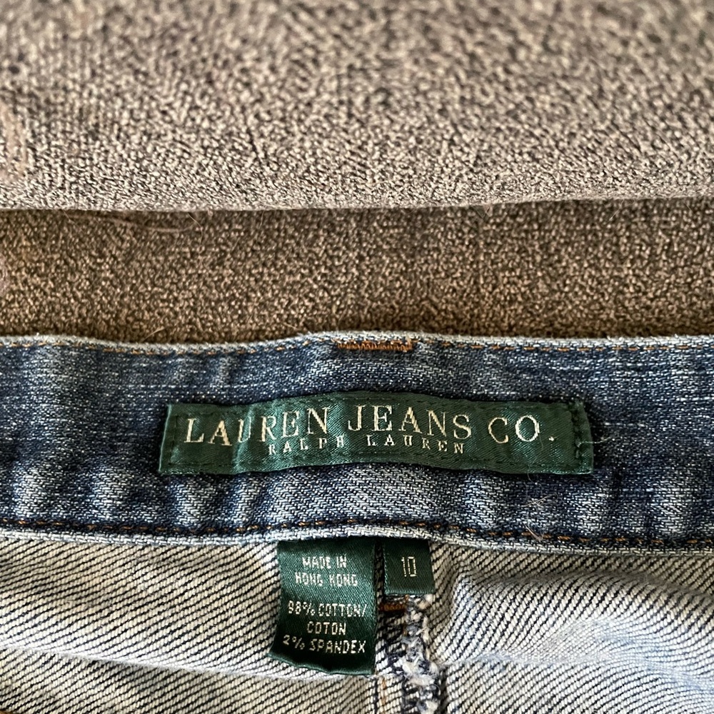Ralph Lauren Blue Straight Leg Jeans - Picture 2 of 5